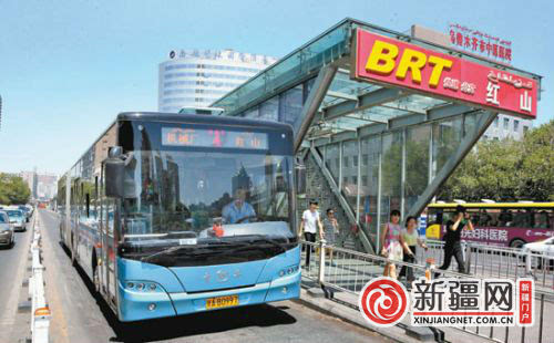 乌鲁木齐城市一体化公交走廊显雏形 brt6号线支线8 月开建