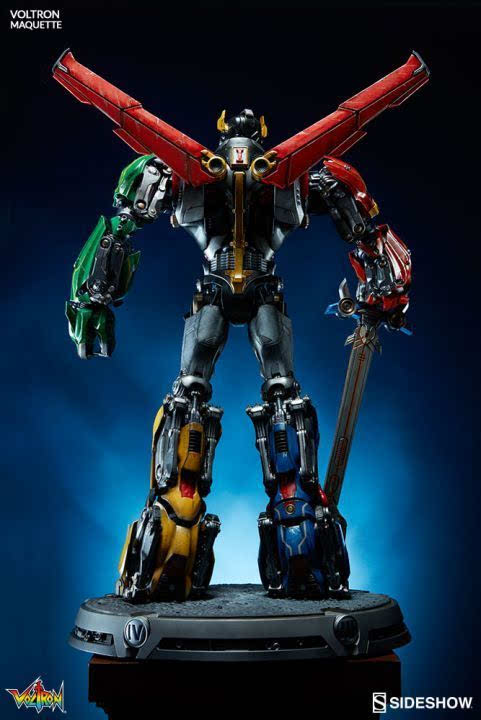 sideshow collectibles[五狮合体战神金刚]voltron maquette 全身雕像