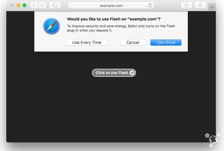 苹果在safari 10浏览器中用新方法处理flash威锋网6月