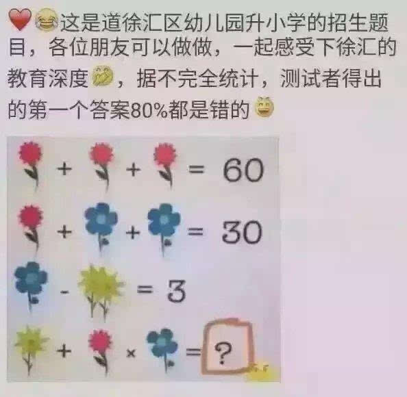 震惊美国的中国数学题