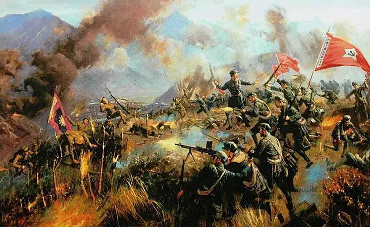 红军三大主力会师,标志着长征的胜利结束.