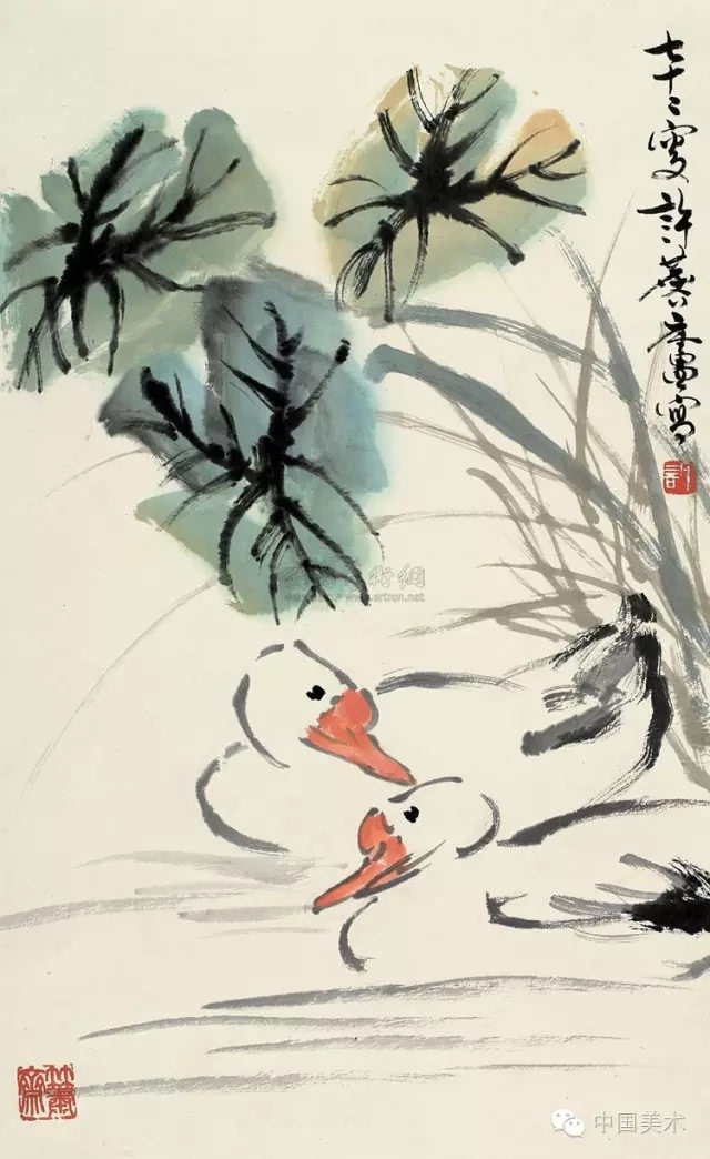 十亿的字画遗产 许麟庐(1916-2011),又名德麟,山东烟台蓬莱人,国画家