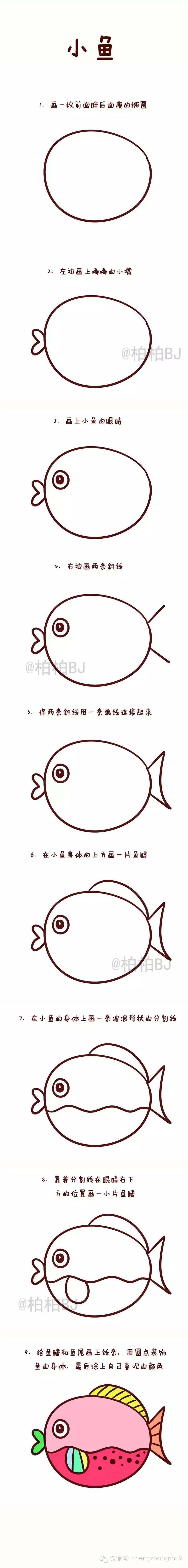 简单易学的幼儿园简笔画教程,太赞了(多图)