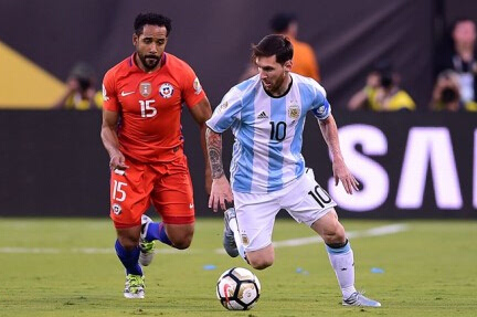 6月27日美洲杯决赛智利4-2阿根廷卫冕冠军全