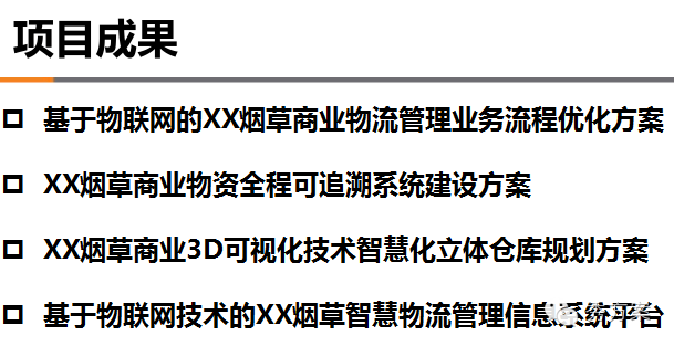 智慧烟草:可视化可追溯物流管理系统建设案例(ppt)