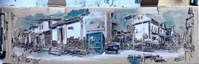 쓰레기 종이에 그림을 그리는 예술가 | 인스티즈