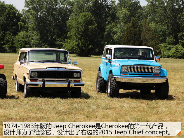 1974-1983 jeep cherokee sj & 2015 jeep chief concept