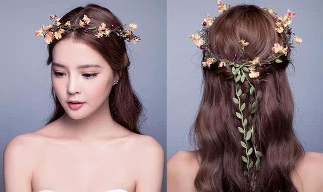 韩式婚纱照新娘发型 助你打造浪漫婚礼