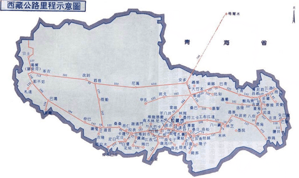 ?川藏线G318旅游地图
