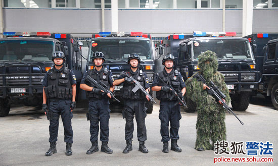 小编探访北京特警蓝剑突击队训练基地(组图)