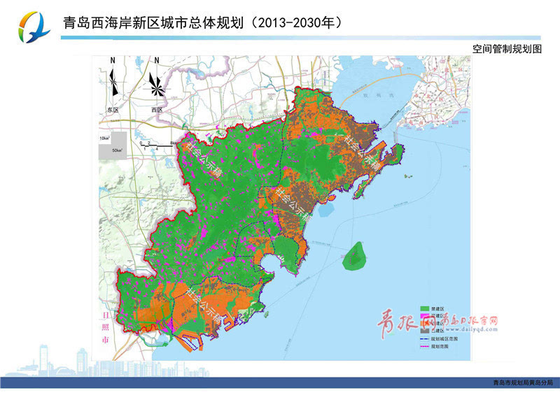 靖西市2030年人口规划_西海岸新区城市规划公示 2030年常住人口410万