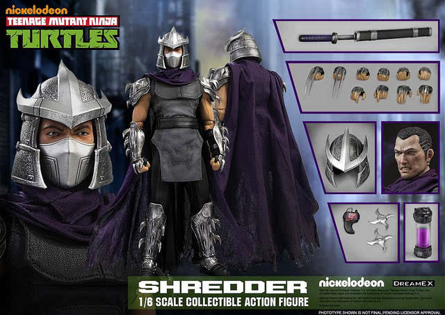 dreamex《忍者神龟》施莱德 tmnt shredder 1/6 人偶作品