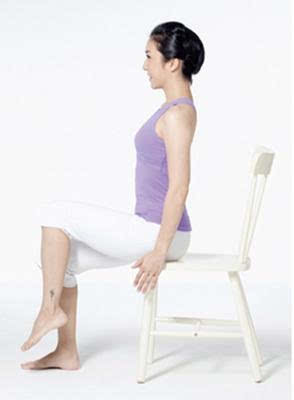减小腿肚的方法3: 座位瘦腿法