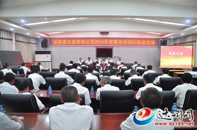 国网宣汉县供电公司基层党组织换届选举工作圆