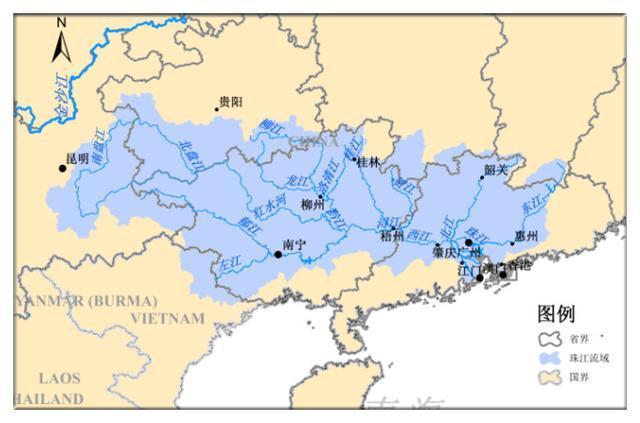 流域的洪水发生区域分三大块,一是英德至清远的北江,九莲山一带的东江图片