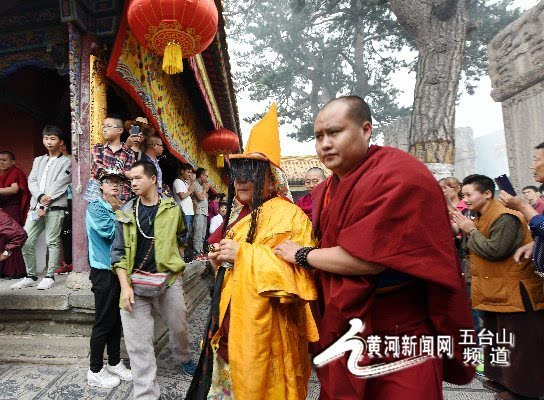 山西五台山举行金刚舞法会 祈福国泰民安