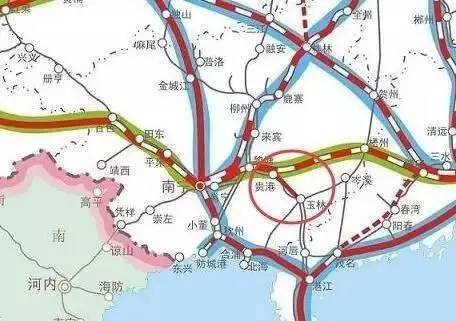 中长期铁路规划网还有哪些在广西?图片