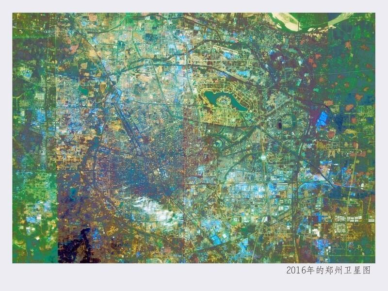 1968年的郑州卫星地图图片