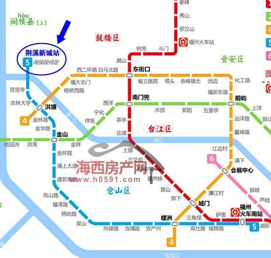 利好!福州地铁5号线将延伸至闽侯荆溪新城