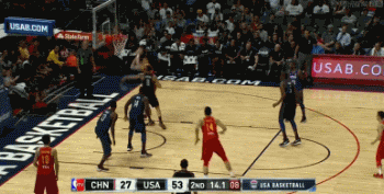 背身单打克莱,后仰中投命中