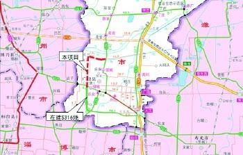 广饶县城西侧将有新过境通道