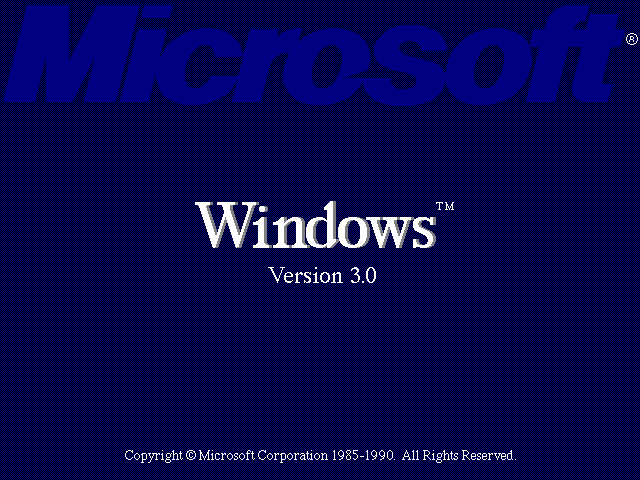 1990年5月22日,windows 3.0发布.