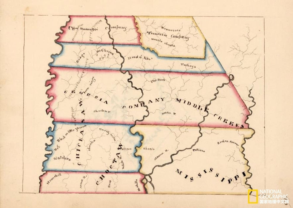 想不到十九世纪美国女学生地图绘制得这么好图片