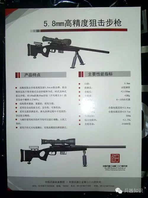 国产5.8毫米高精度狙击步枪详解