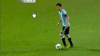 看梅西教你怎么盘带