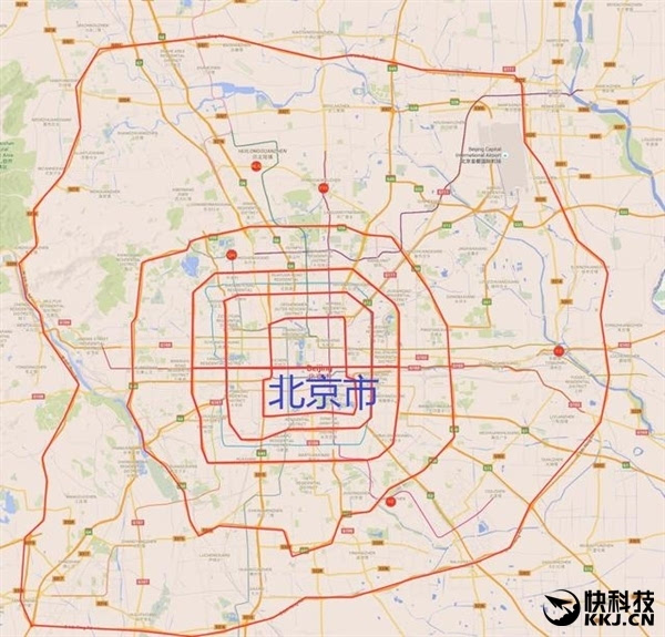 六环北京对比世界大城市:朝鲜平壤震惊!