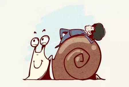 孩子是只小蜗牛图画