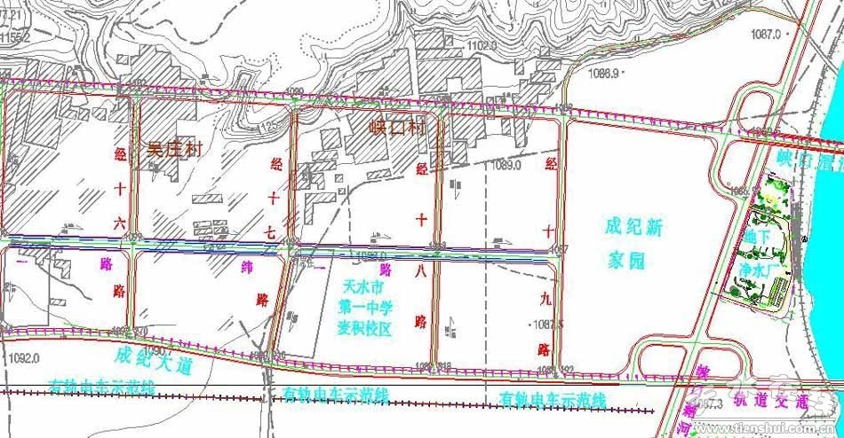 关于公开征集天水市成纪新城道路名称的公告(图)