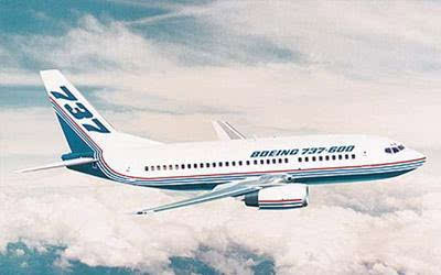 原文配图:波音737-600型客机.