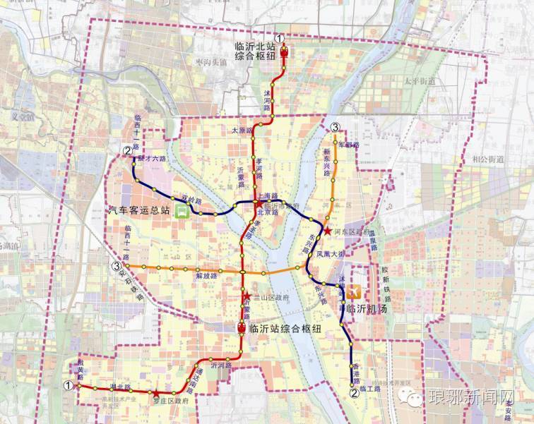 [权威]地铁要来啦!临沂城市轨道交通线网规划(初步方案)公示!图片
