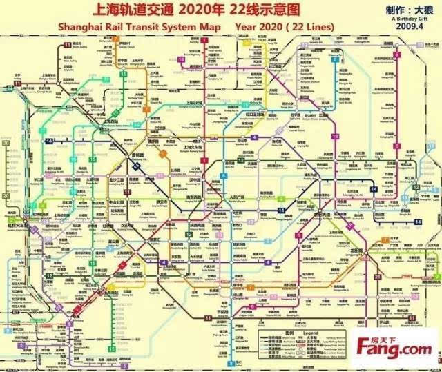 上海地铁第二个环来啦!来看看你家被圈中了吗?