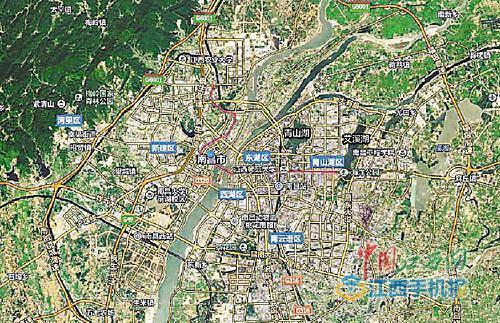 卫星地图带你看"南昌绿" 美丽省城让我们享受深呼吸图片