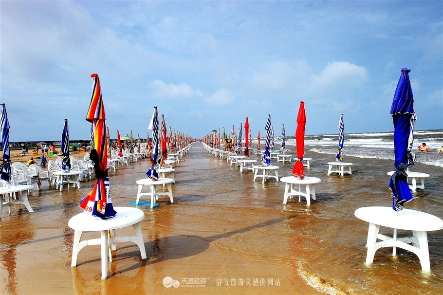 乐亭碧海浴场 邂逅那场风雨彩虹