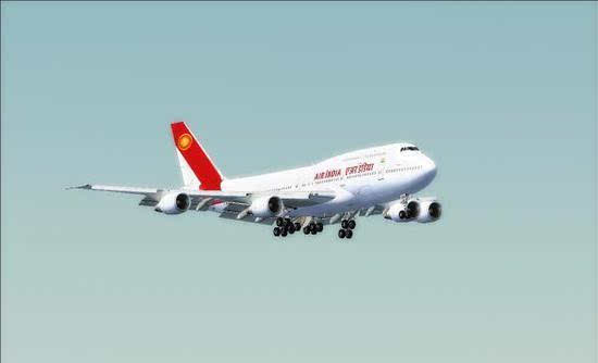 印度航空公司(air india)  飞行员在完成沙迦-加尔各答的国际航班后