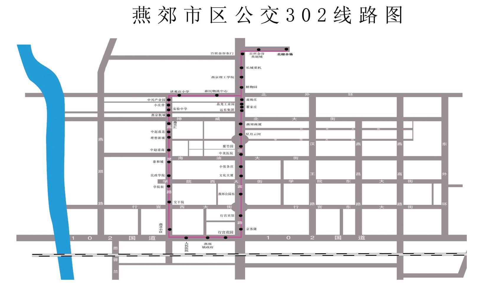 燕郊公交又有新变化,302,304绕行,最全的版本全在这了