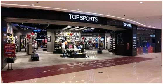 topsports  滔搏·运动品牌集合店,  全新的产品陈列及店铺环境,  给