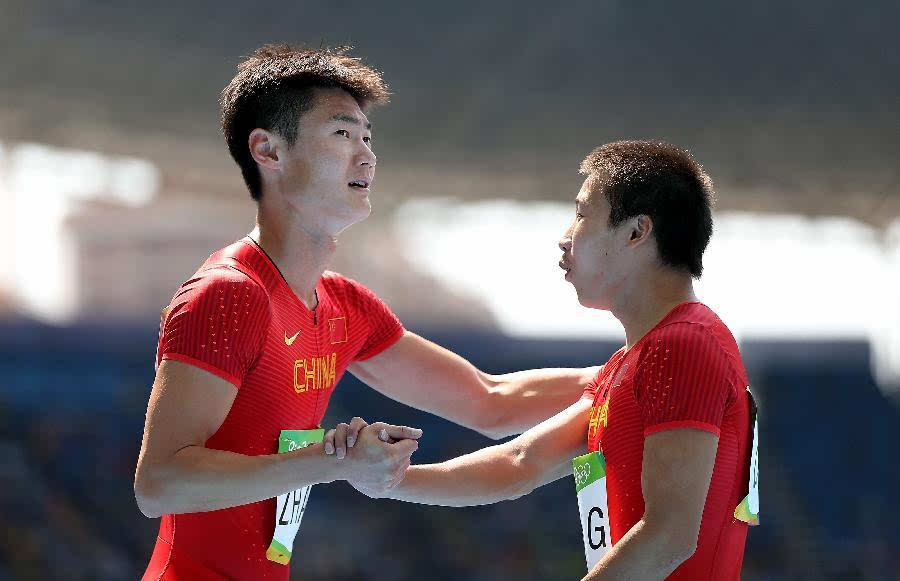 [里约奥运会]田径男子4 100米接力:中国选手晋