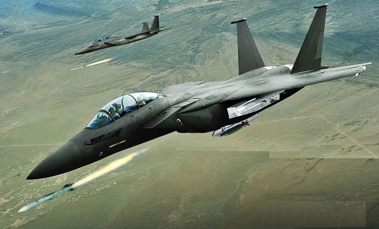 资料图:美国空军f-15se"沉默鹰"战斗机cg图,是f-15系列战斗机的最新