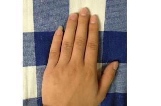 手相实例解说:无名指与食指的长短关系!