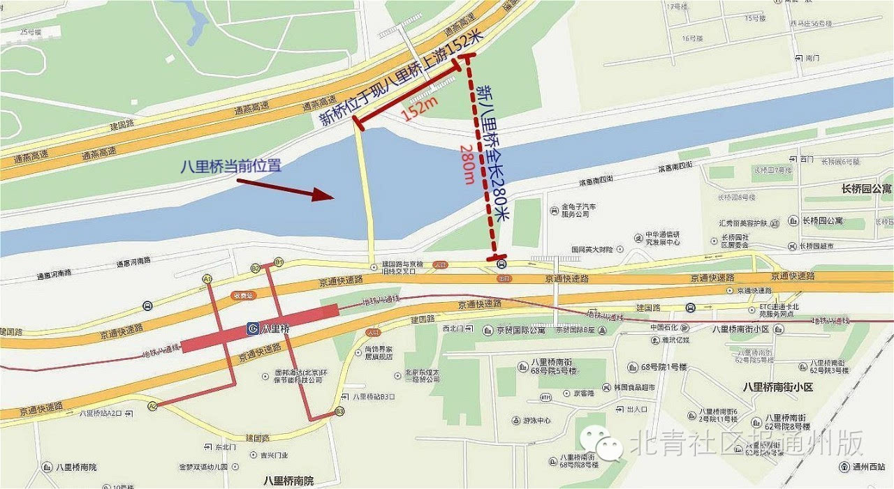 新八里桥揭神秘面纱,通州大外环路终于有实质进展