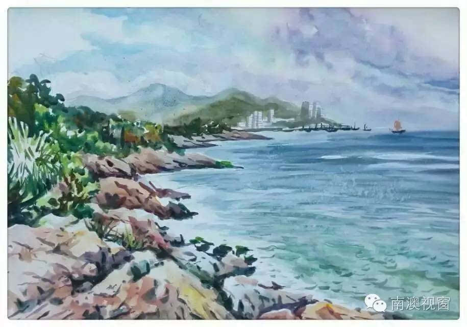 南澳风景水彩画,想不到海岛如此多娇(第二辑)