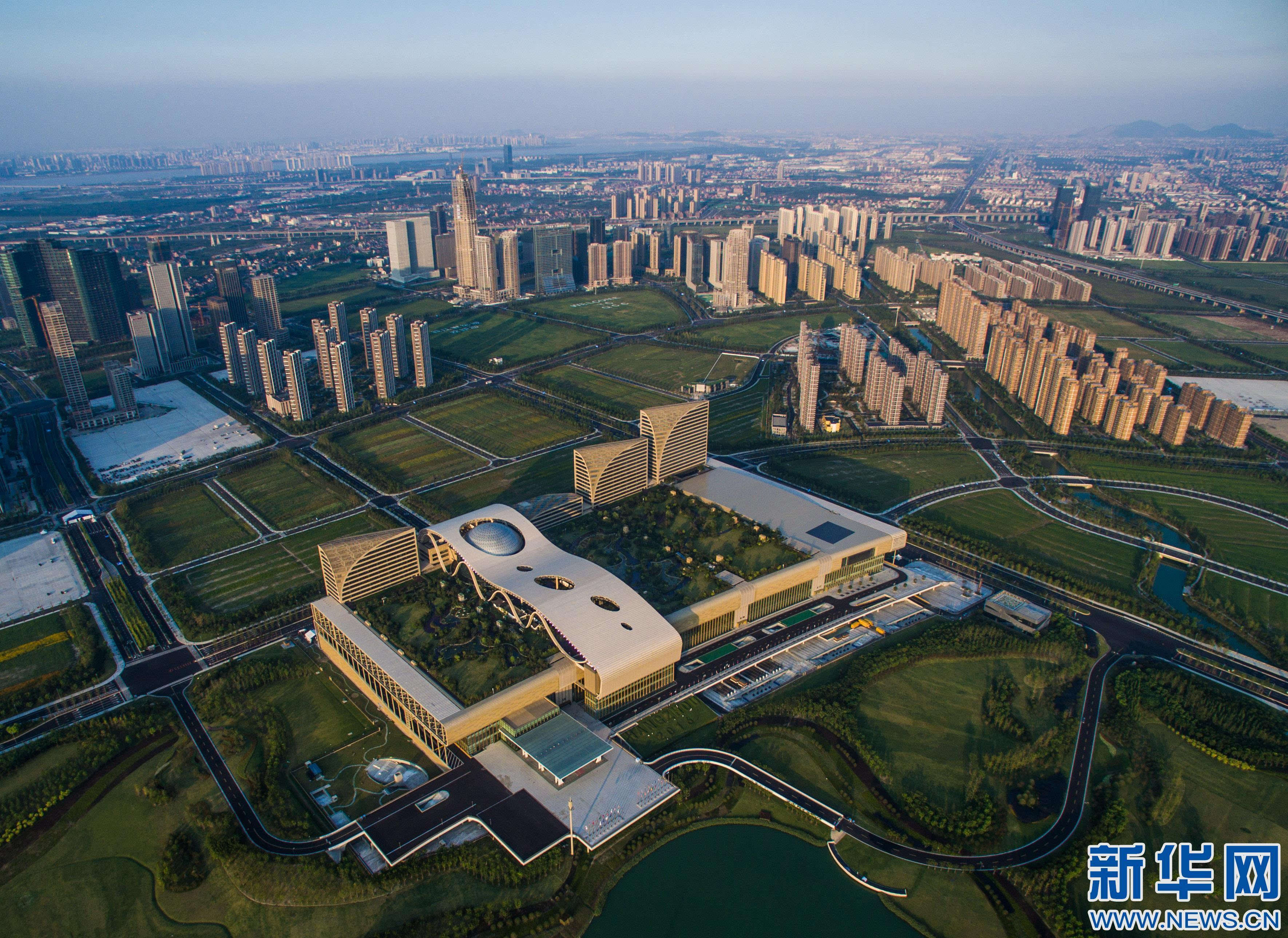 聚焦g20:鸟瞰杭州