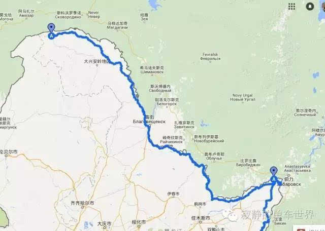 中俄边境线上的大兴安岭漠河抚远骑行路线攻略
