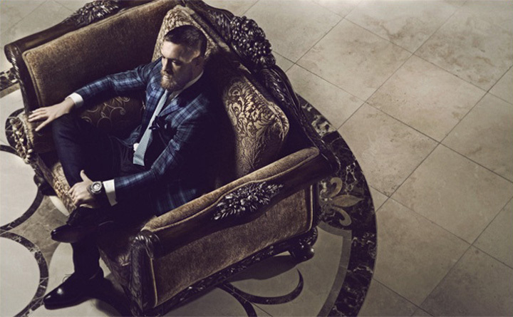 Conor McGregor为美国顶级奢华腕表杂志拍摄时尚大片-搜狐
