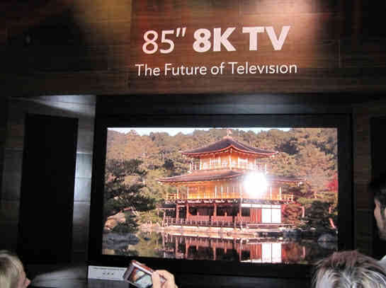 索尼、松下、NHK联手研发8K电视技术 中国还