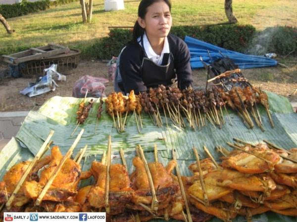 馋涎欲滴的老挝街边美食,重点是廉价